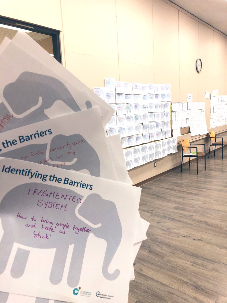 MonikaDalmacio's tweet photo. I ran out of space to post the elephants in the room (i.e. important topics that are hard to talk about) @ the North York Toronto Health Partners community symposium. @AMonavvari noted the 🧯beside them. Moving forward, I hope we can extinguish these elephants for good! #NYTHP https://t.co/nV0AQl1oHP