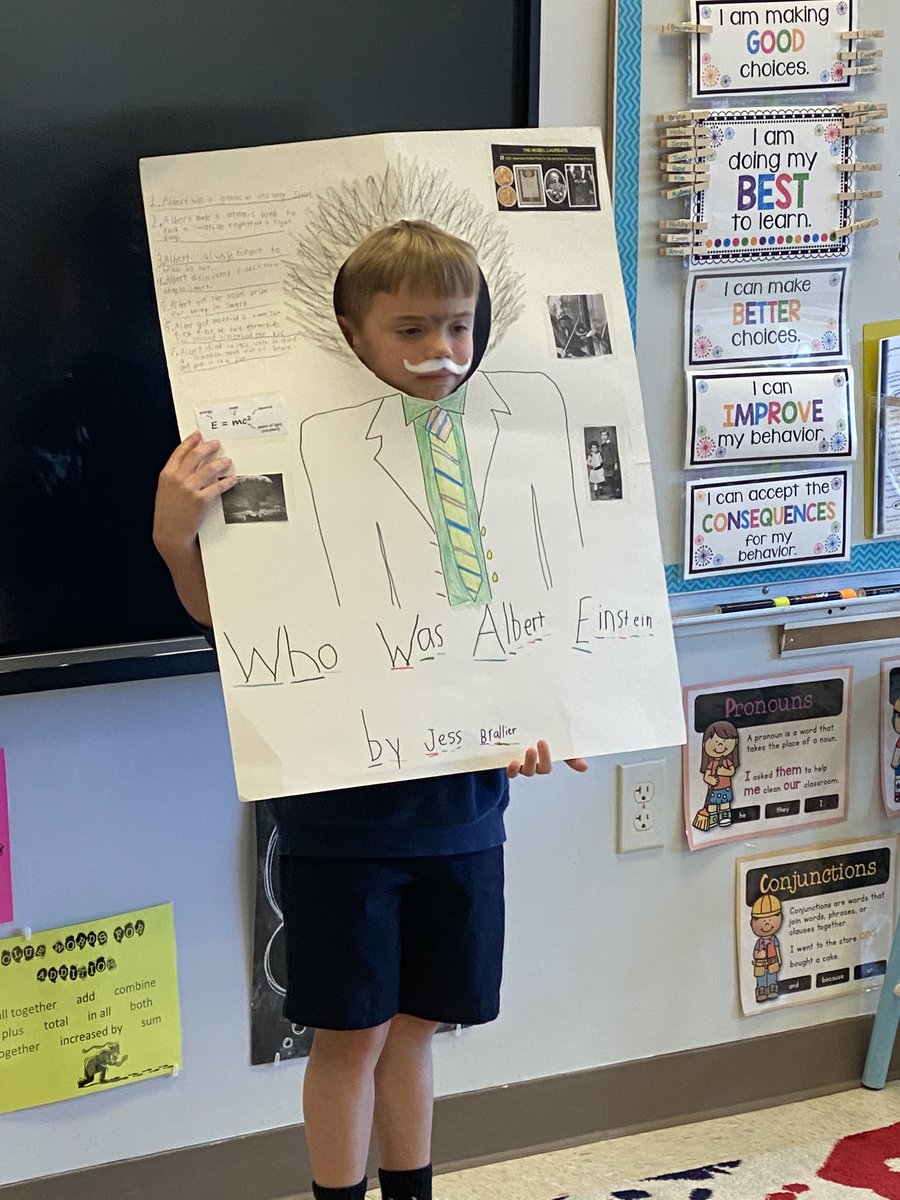 JTatSMES's tweet photo. We loved hearing about these kids’ biography choices for their book reports! https://t.co/VcxvnCCacl