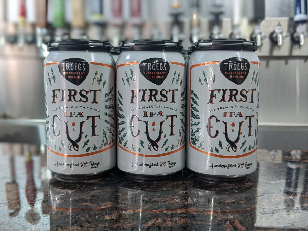 CheviotMarathon's tweet photo. Back in for the year from @TroegsBeer is the First Cut IPA brewed with Mango! #cutfirst https://t.co/VG0do8RZIe