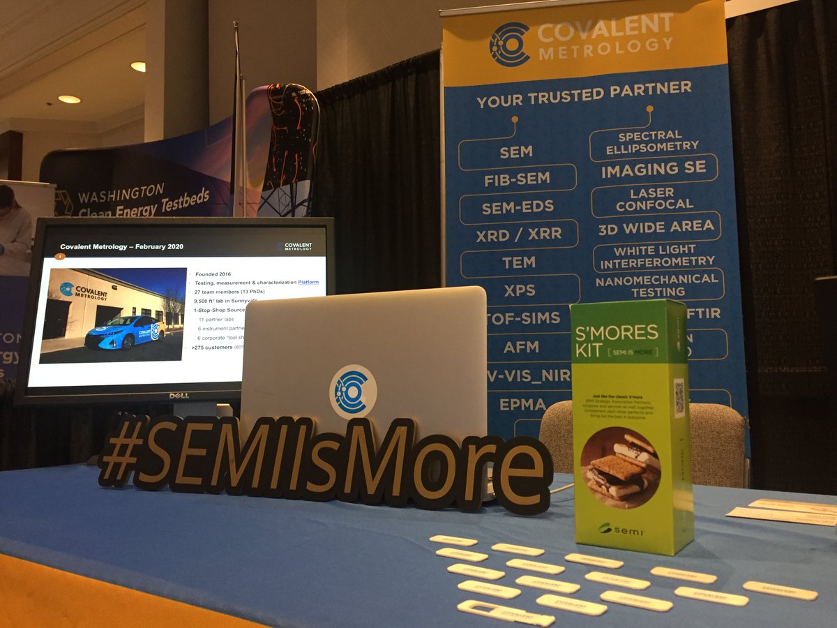 covalent_tweets's tweet photo. Even though it's lunch time at the FLEX and the MEMS &amp; Sensors Technical Congress, all we can think about is the S'Mores kit from @SEMIconex @flextechnews 

Can we have s'more? 

#SEMIIsMore #SEMI_FLEX  #SEMI_MSTC https://t.co/ttvS4O43n0