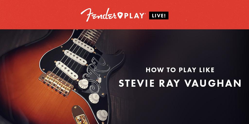 This week on Fender Play LIVE: Learn how to play like the legendary #StevieRayVaughan! Hosts <a href="/petegriffinbass/">Pete Griffin</a> and Dinesh Lekhraj will walk us through iconic #SRV licks that you can learn on Fender Play. We'll see you @ 5 PM PT!