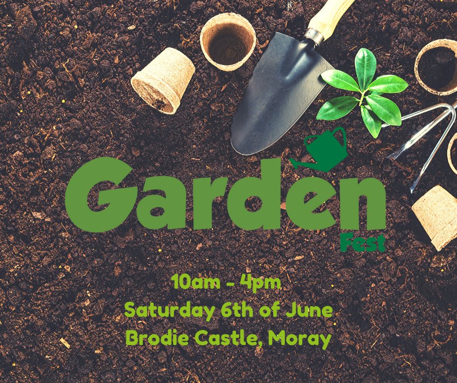 🍃Save the date!🍃 

#GardenFest2020 will be taking place at Brodie Castle on the 6th of June. Join us in celebration of all things GARDEN from 10am - 4pm on the day!

Keep your eyes peeled on our social channels to be the first in the know about the 2020 event. 🌱