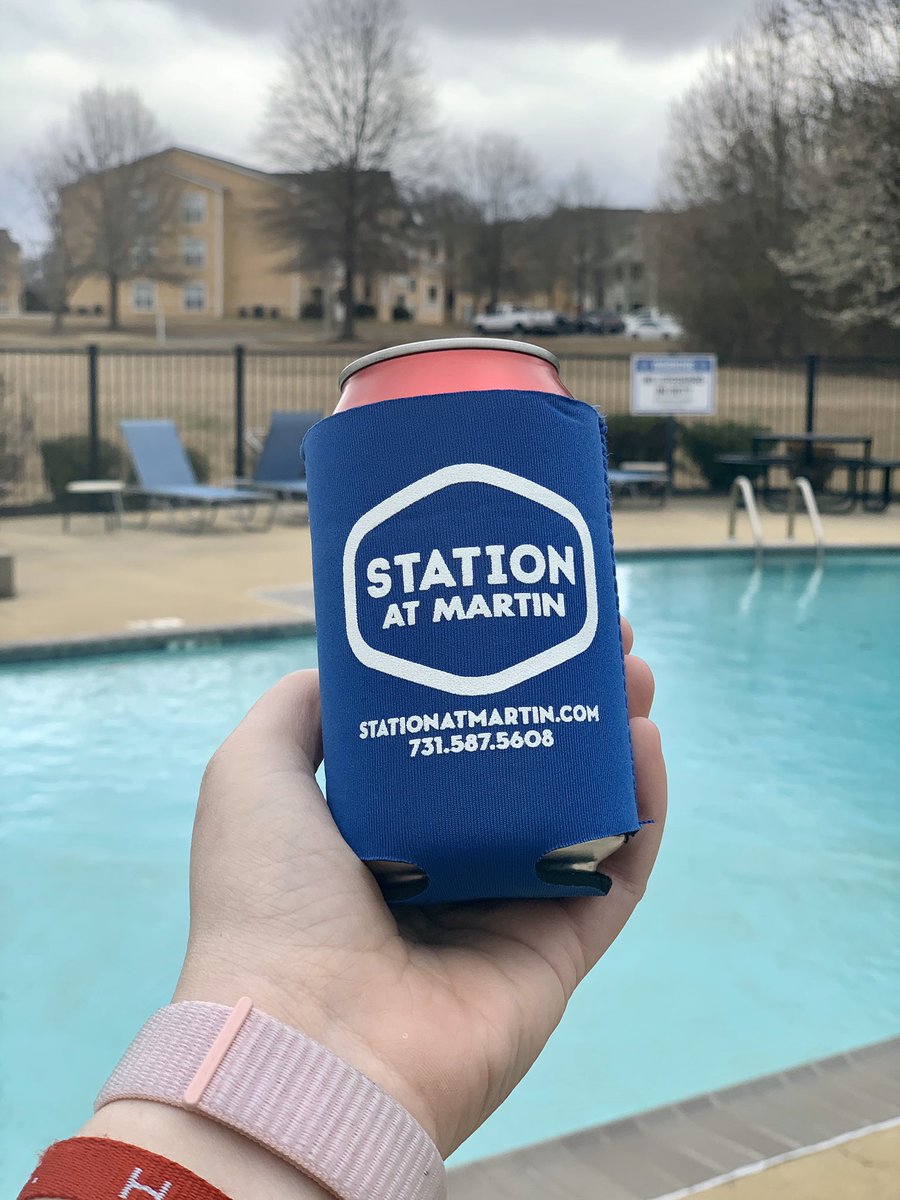 Dreaming of sunny days by the pool drinking something other than hot chocolate ☀️ Stay tuned on how to snag one of our new koozies!👀