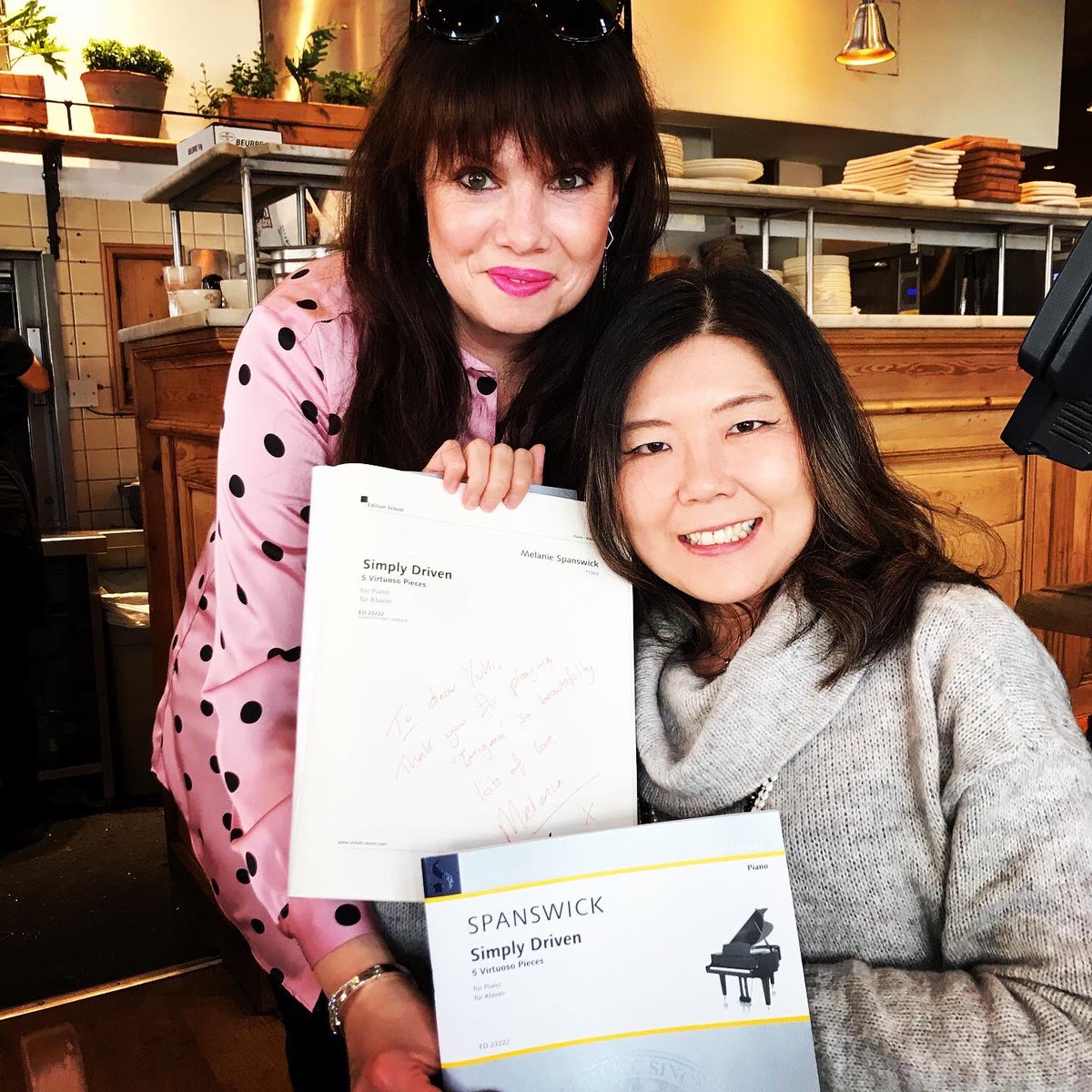 YukiNegishFriel's tweet photo. Just out! Congrats to @ClassicalMel for her latest publication #SimplyDriven from @schottmusic, including #Enigma, written for me last year! So honoured and excited:-)) #femalecomposers #newworks #simplydriven #enigma #piano #contemporarycomposers https://t.co/WpjYLg6JqL