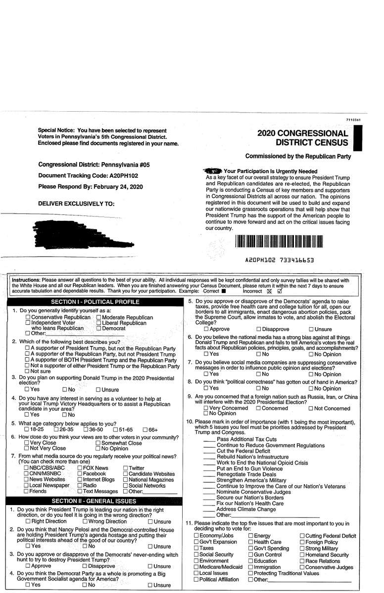 DelcoCounts's tweet photo. Some residents may receive a letter from the RNC that mimics the official Census. There is a risk that some will fill this out and believe they have completed the official Census &amp; not respond to the Census, which will cause an under-count. Learn more: https://t.co/ICX93JNipO https://t.co/wyKkYmqSgR