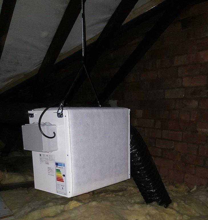 Tomorrow, we have teams carrying out damp proofing works in Ilkeston and ventilation installs using @eltafans Sano IPIV units in West Hallam and Littleover. We offer a wide range of ventilation systems to suit a property. #notjustdampproofers #ventilation #condensationcontrol