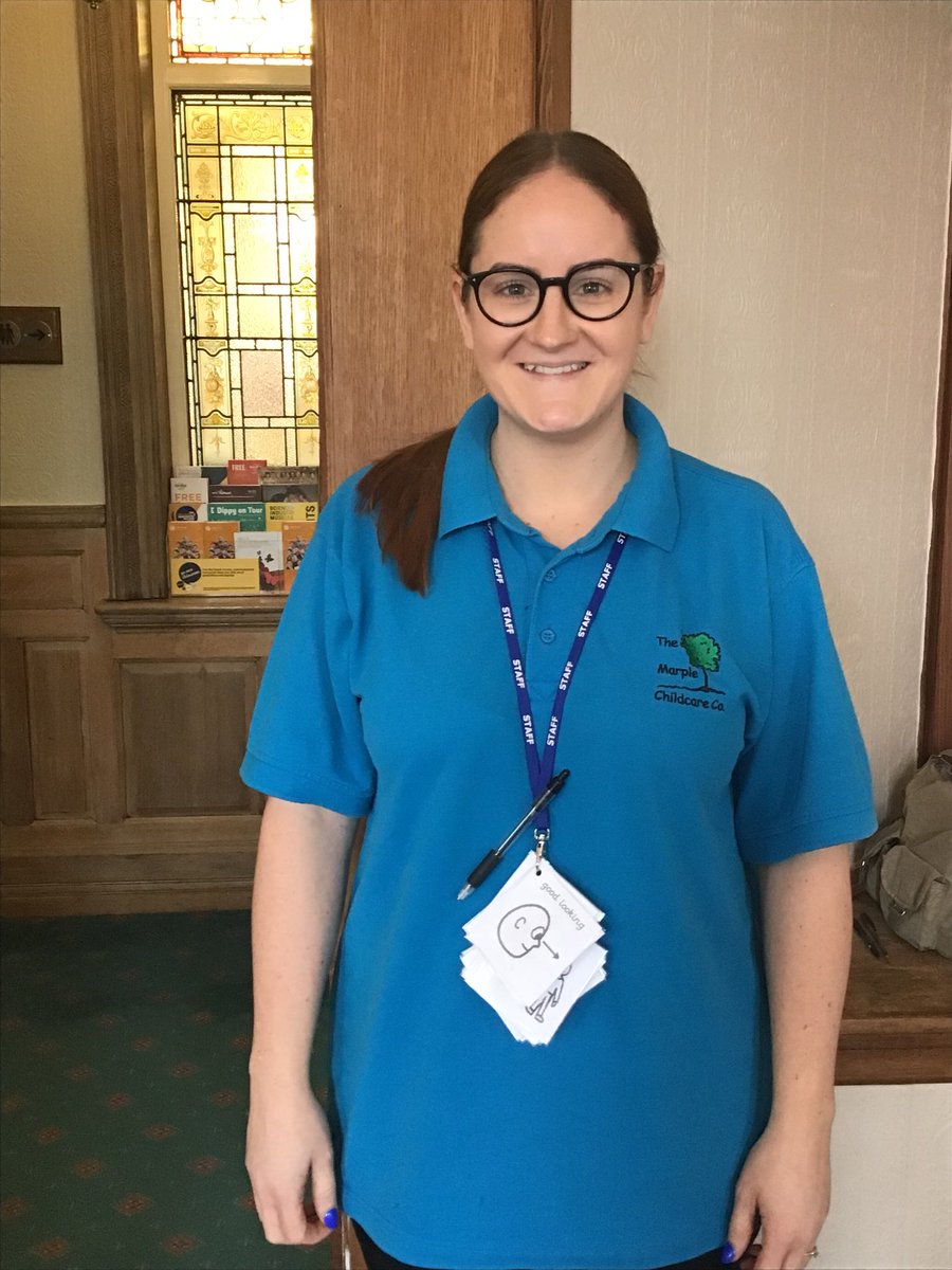 earlyyears_SK1's tweet image. We were so excited to see Leanne and a Rebecca modelling their visual symbols today that we couldn’t resist a quick pic! #letsgetvisual #EYFS #EYnetwork