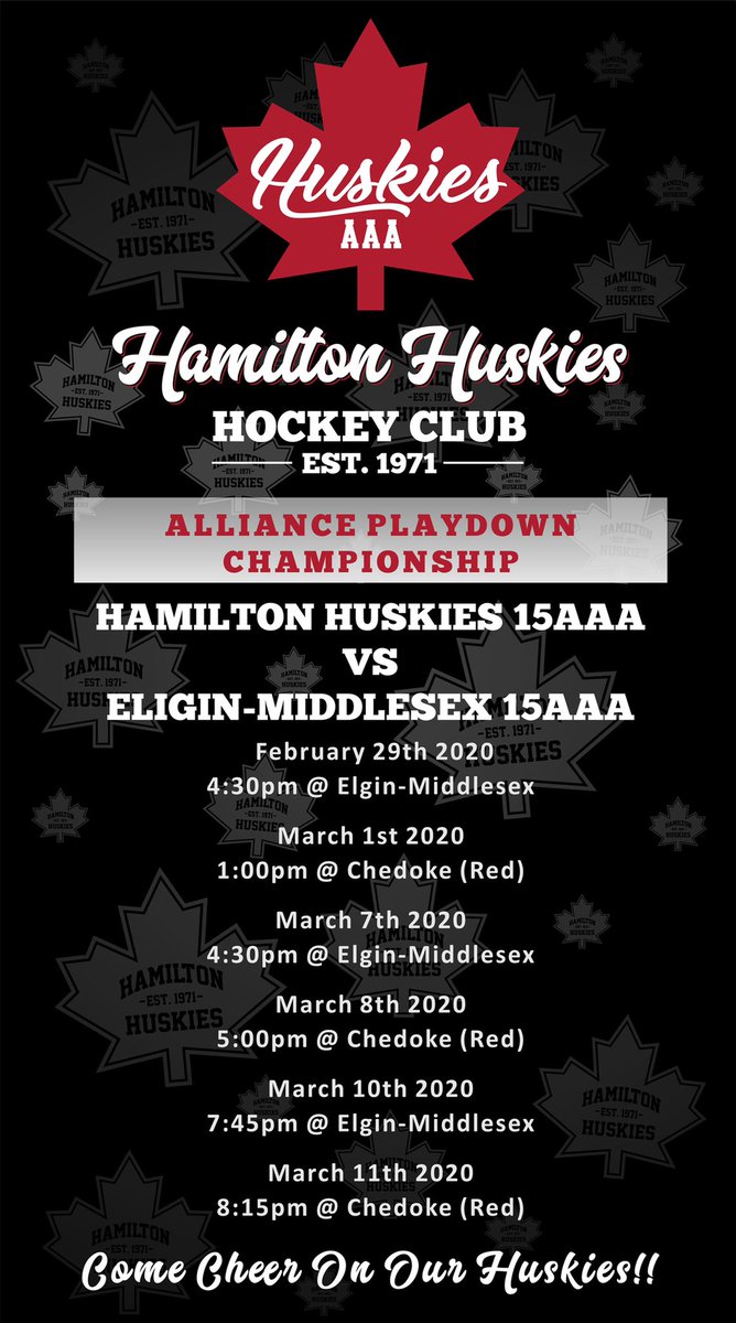 Hamilton Huskies tweet media