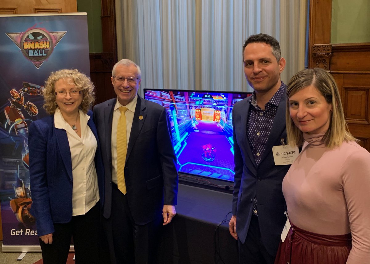 IOnews's tweet photo. Ontario's Interactive Digital Media industry innovating, creating new jobs, exporting &amp; growing! Thank you for joining us at Queen's Park for our #IDMExpo Premier @fordnation Ministers @MacLeodLisa @VictorFedeli @PrabSarkaria @JillDunlop1 @ToddSmithPC @Sflecce @PBethlenfalvy #IDM https://t.co/vQ6aS9AnEb