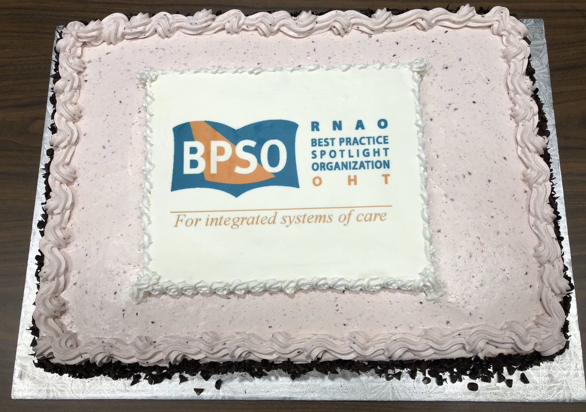 Time to celebrate. 2 amazing days of learning, thinking, challenging assumptions and networking with new partners. #BPSOOHT <a href="/DorisGrinspun/">Dr. Doris Grinspun 🇨🇦 RN, PhD, FAAN, O.ONT</a> <a href="/RNAO/">RNAO</a> <a href="/MGHToronto/">Michael Garron Hospital</a>