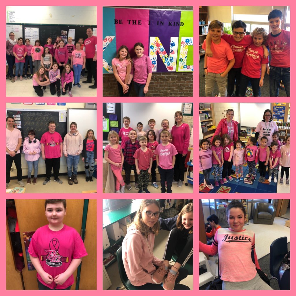 A lot of great support for National Pink Shirt Day <a href="/PsHillcrest/">Hillcrest PS</a> today!  Way to go Hornets ! <a href="/kprschools/">KPRDSB</a> #WeAreKPR