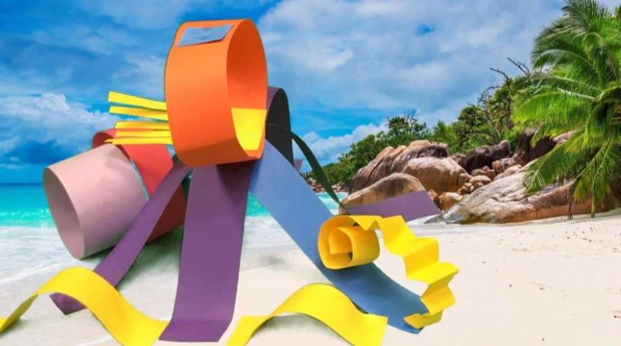 DoInkTweets's tweet photo. MT @MrsR_ArtEd: Kinders LOVED using the @DoInkTweets Green Screen app to make their paper sculptures into large scale public art! They brainstormed some awesome locations around the school and beyond! #innovate2021 #steameducation #elementaryart https://t.co/u85EIpBzi7 #doink