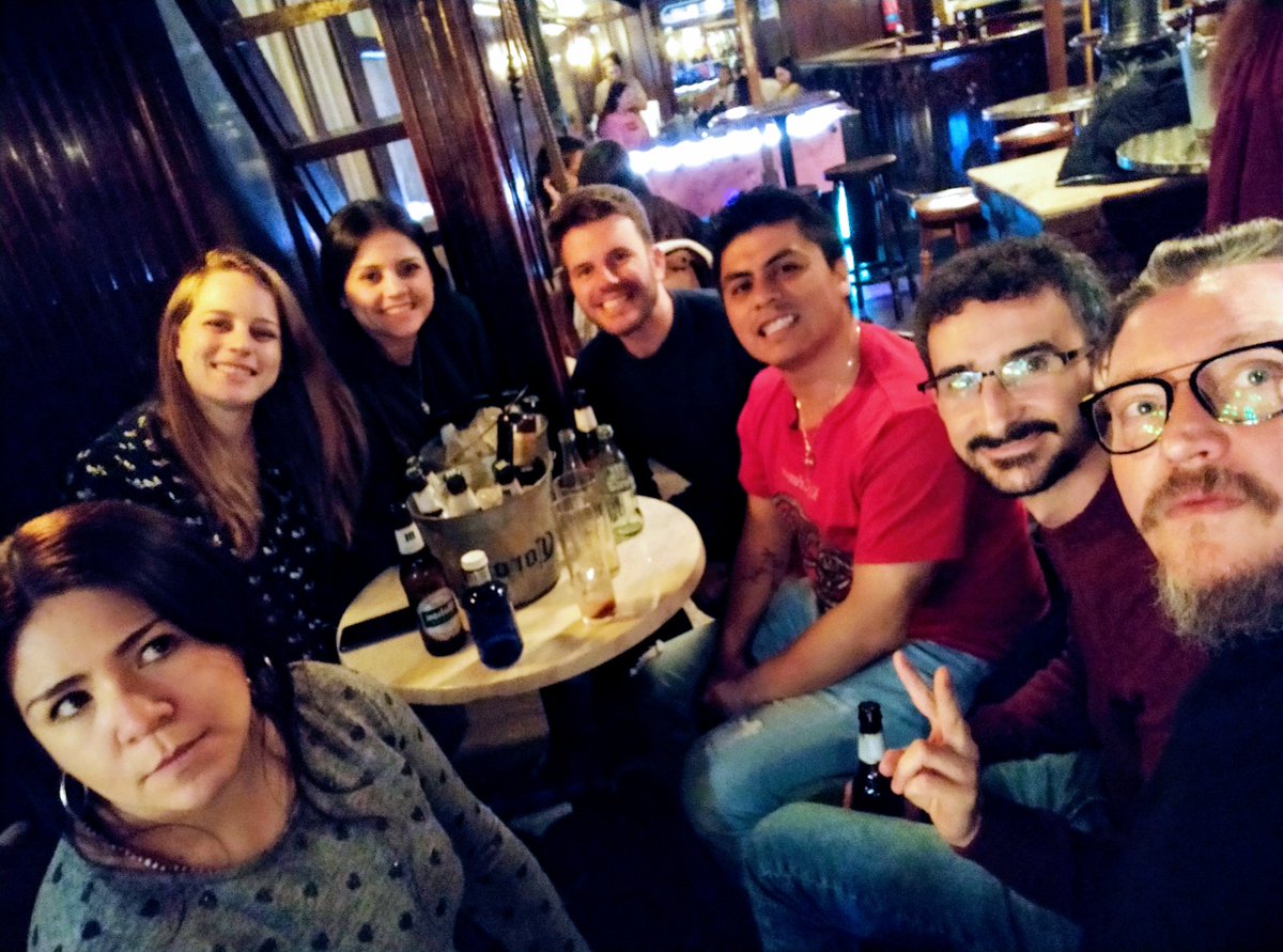 R_Baroncelli's tweet photo. Back from the #ECFG15 with visiting, leaving and old friends @EGoulin @ThaisBoufleur @SiolySioly7 https://t.co/qqhLpuu9h2