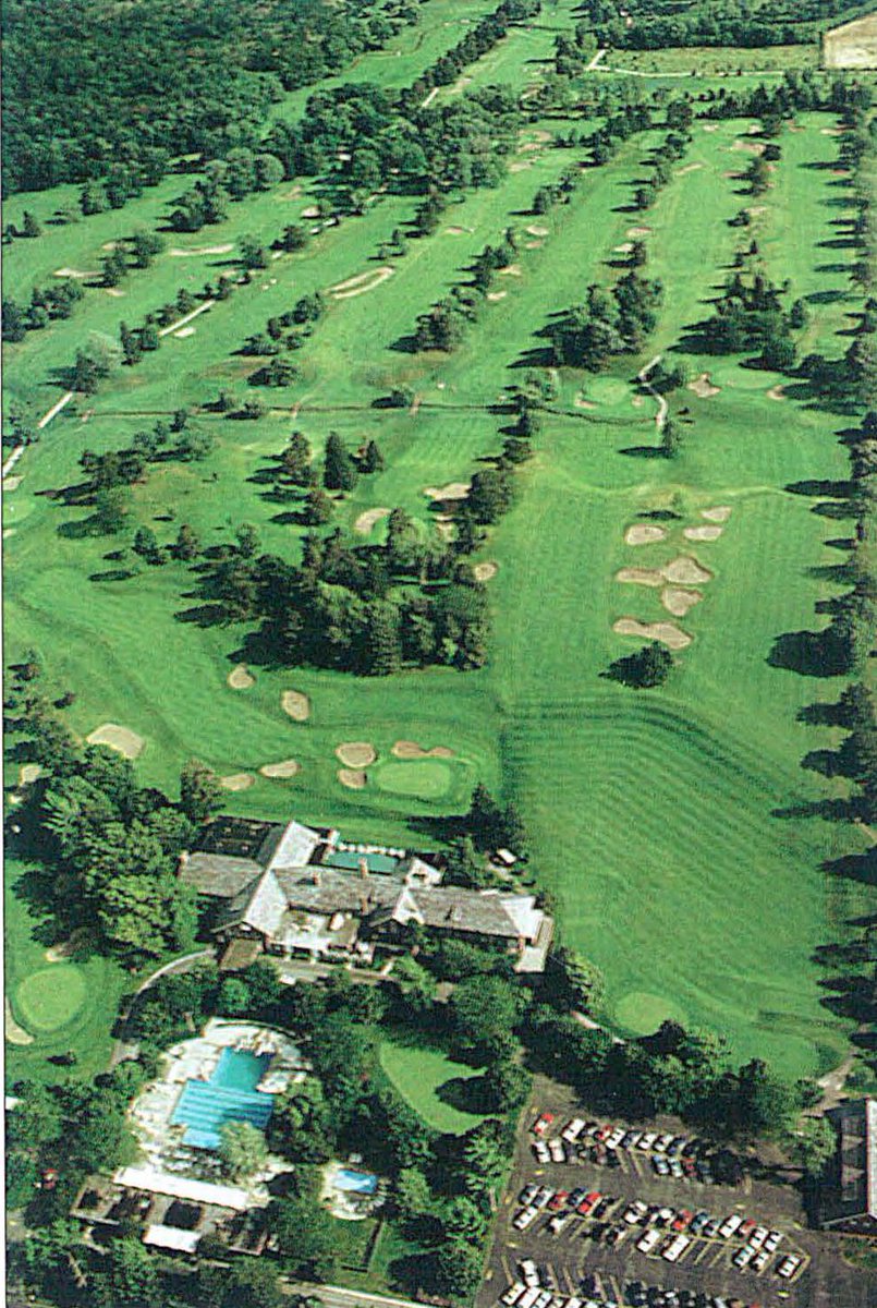 InvernessClubGS's tweet photo. What differences do you notice from the current course design in this aerial view of Inverness Club from the mid-1990s? https://t.co/wn7nsdNF0e