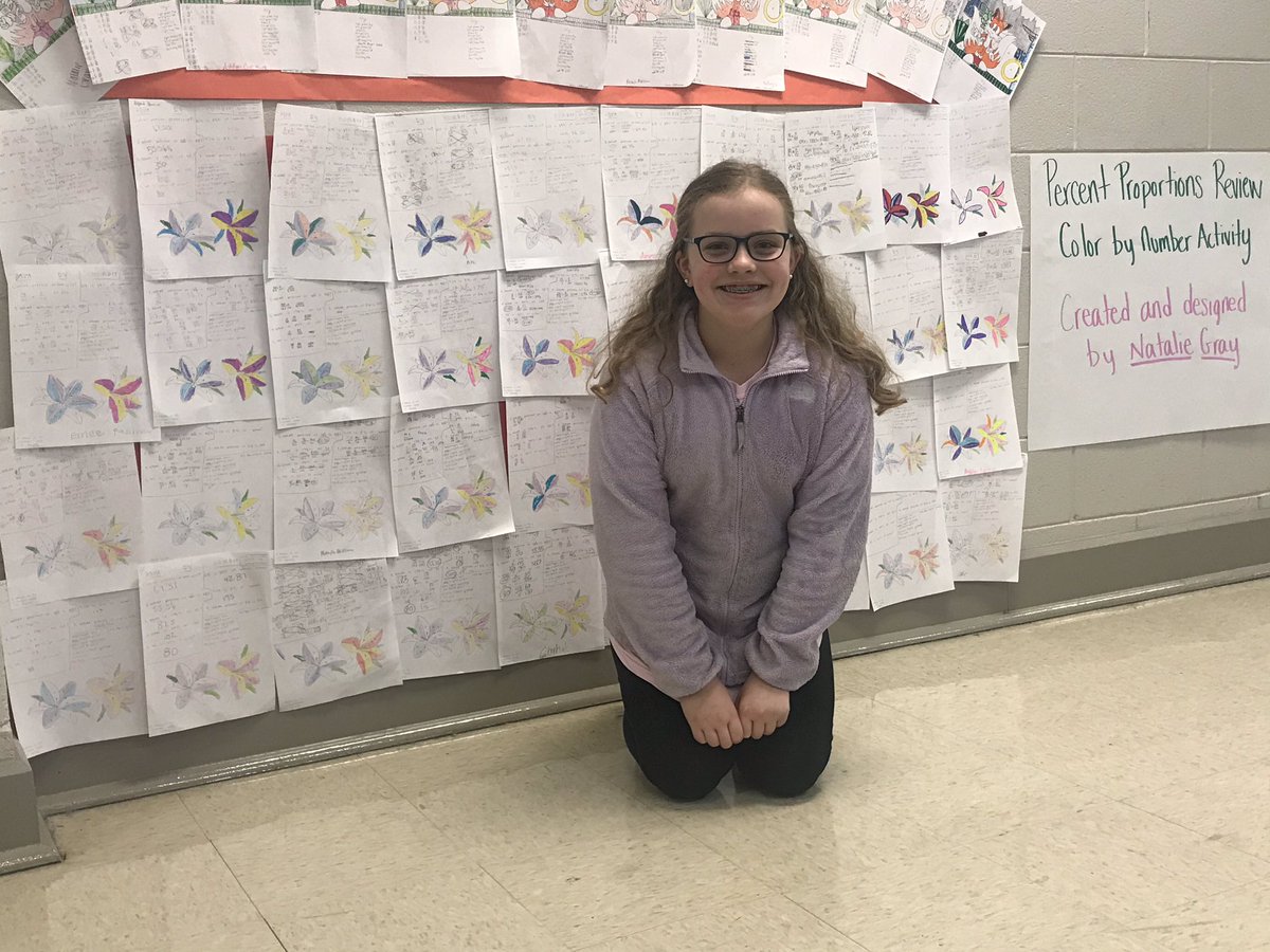 HaleyWBoyd's tweet photo. When you have students that are super talented, invite them to create a great activity for everyone to enjoy! These two students created a fantastic review for proportions and percent proportions! Great job ladies! @vhcschools @LibertyParkMS https://t.co/ILPA2efv9Q