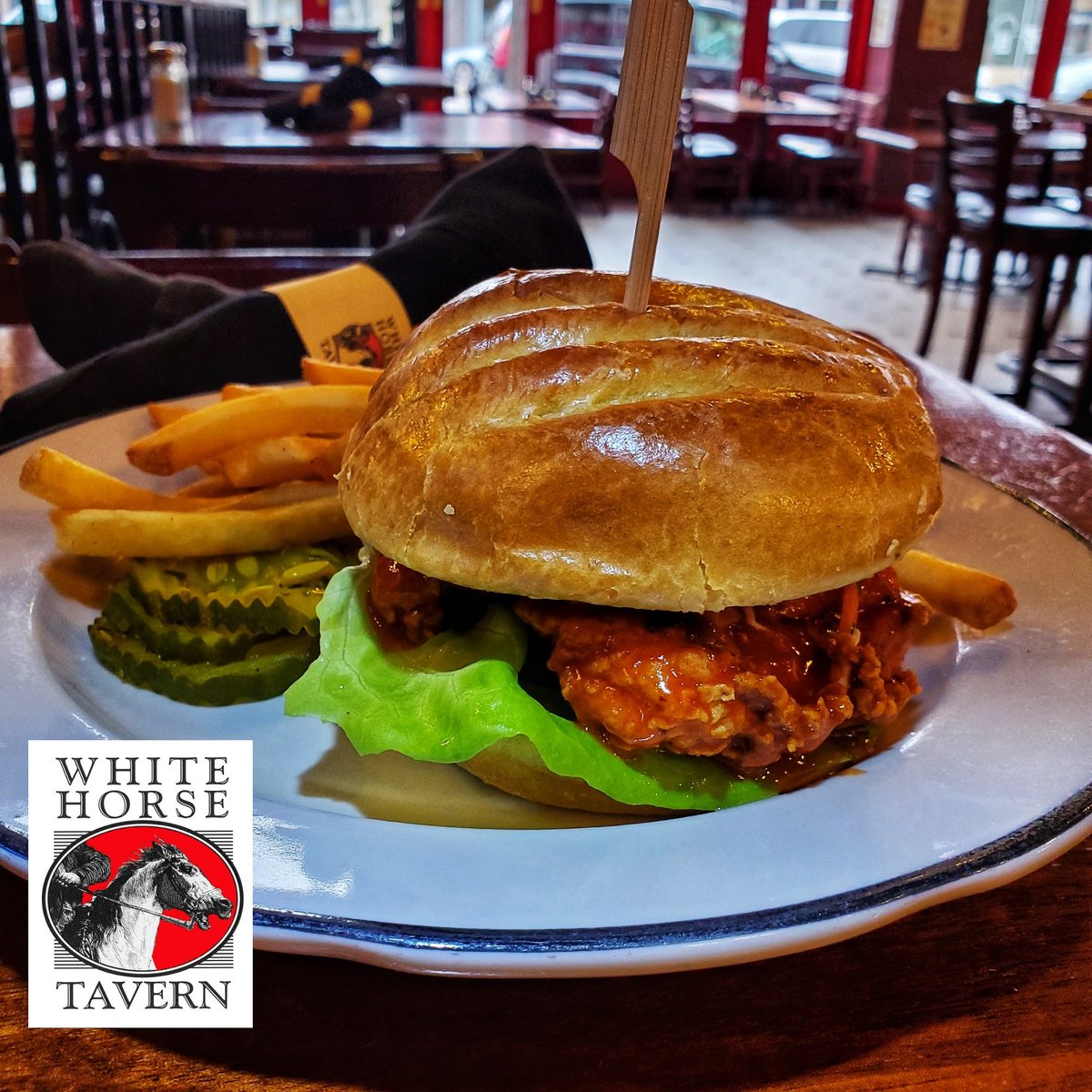 Come in for our Buffalo Chicken Sandwich!!! You're going to #ThankMeLater!!