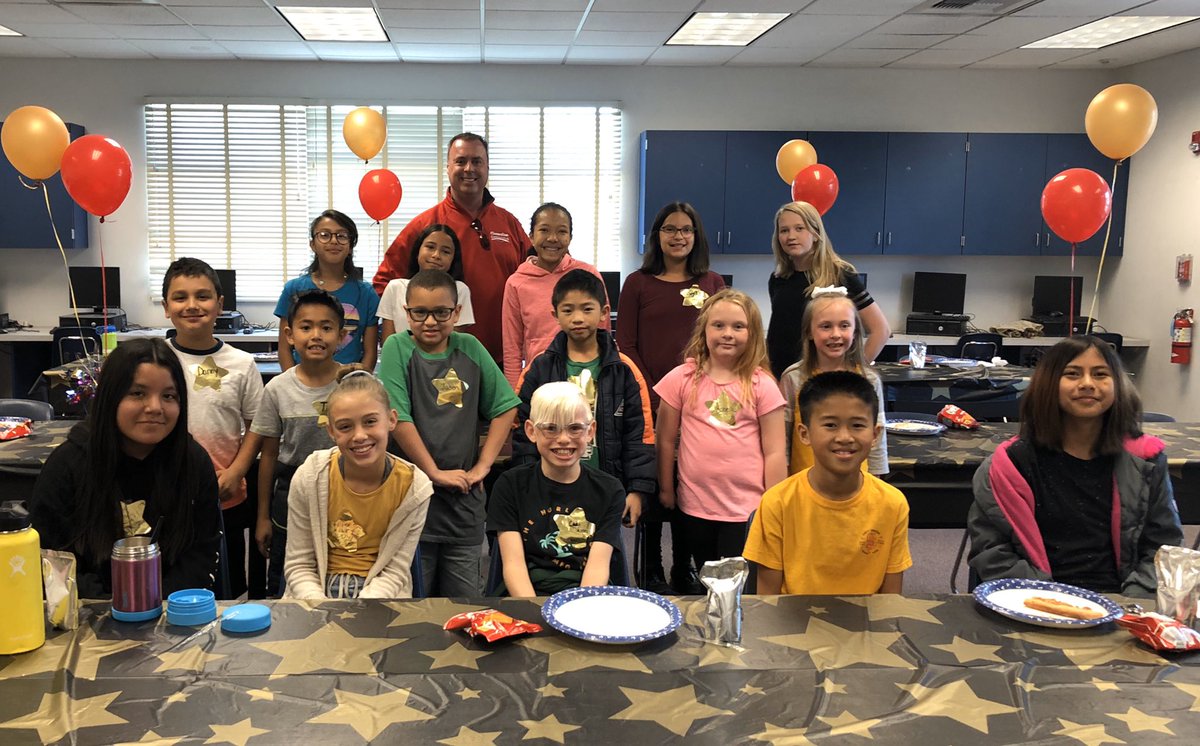 CDeegan_Edu's tweet photo. So proud of our Cardinal scholars who participated in our Gold Star Lunch today. We have the finest students at the #FinestElementarySchoolintheLand Thank you @carnelian_pta for all that you do! @AltaLomaSD  @ALSD_Super_Jim https://t.co/zAe1DoleHU