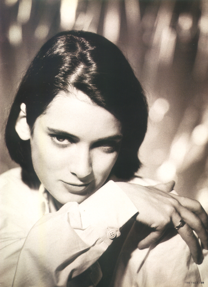 Winona Ryder for The Face Magazine (1989).