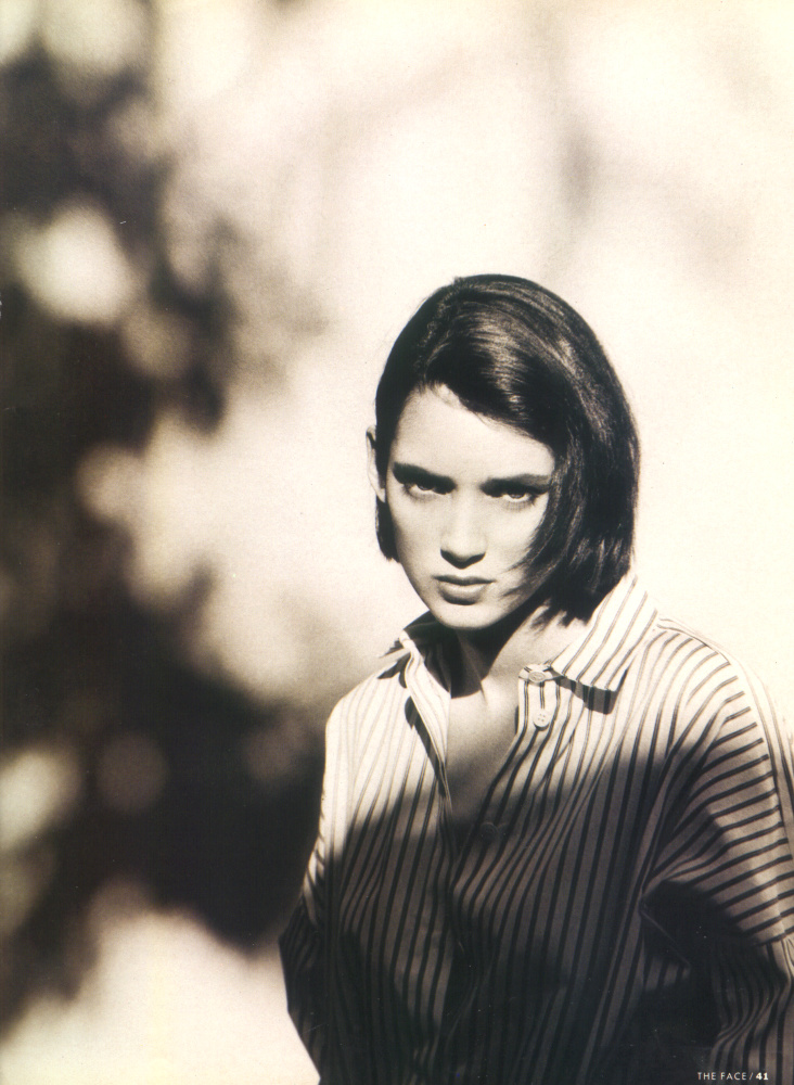 Winona Ryder for The Face Magazine (1989).