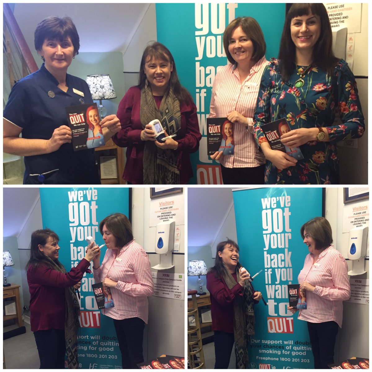 BaileyAoife's tweet photo. Staff in @DroghedaSOP receiving advice and support from Health Promotion Officer Madeline Kennedy for Ash Wednesday and national #quit day @DonalFitzsimons @VickyMcGauley1 @EimearHickey4 https://t.co/dIzXCIHCSr