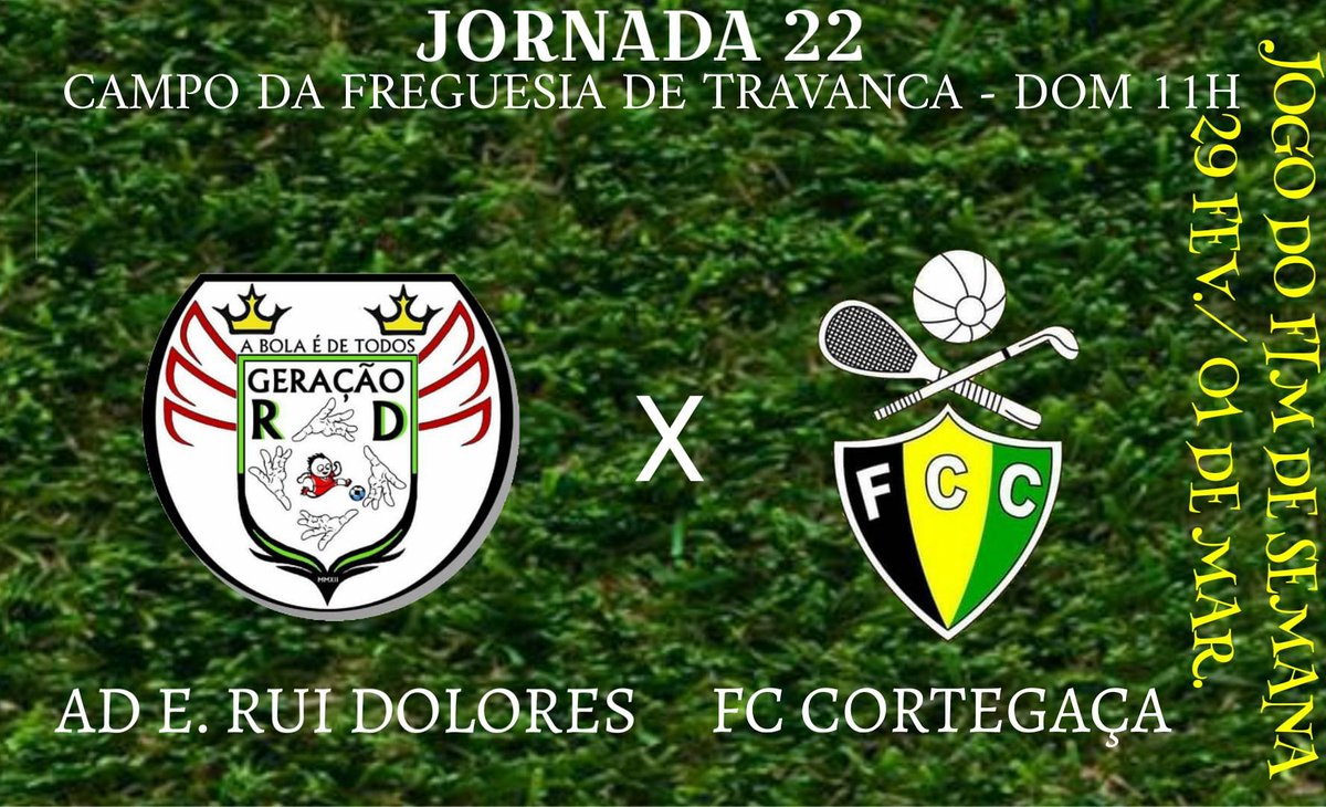 IniciadosFCC's tweet photo. Este domingo, voltamos ao campeonato. 💪

#FCCortegaça #Iniciados #ADERDFCC https://t.co/WDvUrjGdNB