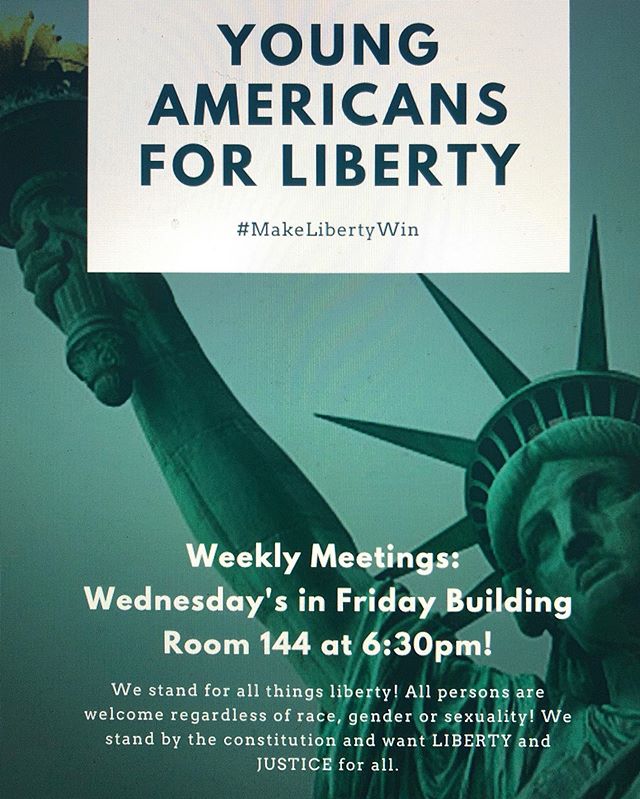 49ersForLiberty's tweet photo. Weekly meeting!! 6:30 in Friday room 144!! #MakeLibertyWin

📸 https://t.co/xZ95YSSN3t via https://t.co/TgBmigARNU https://t.co/nBHLm911wT