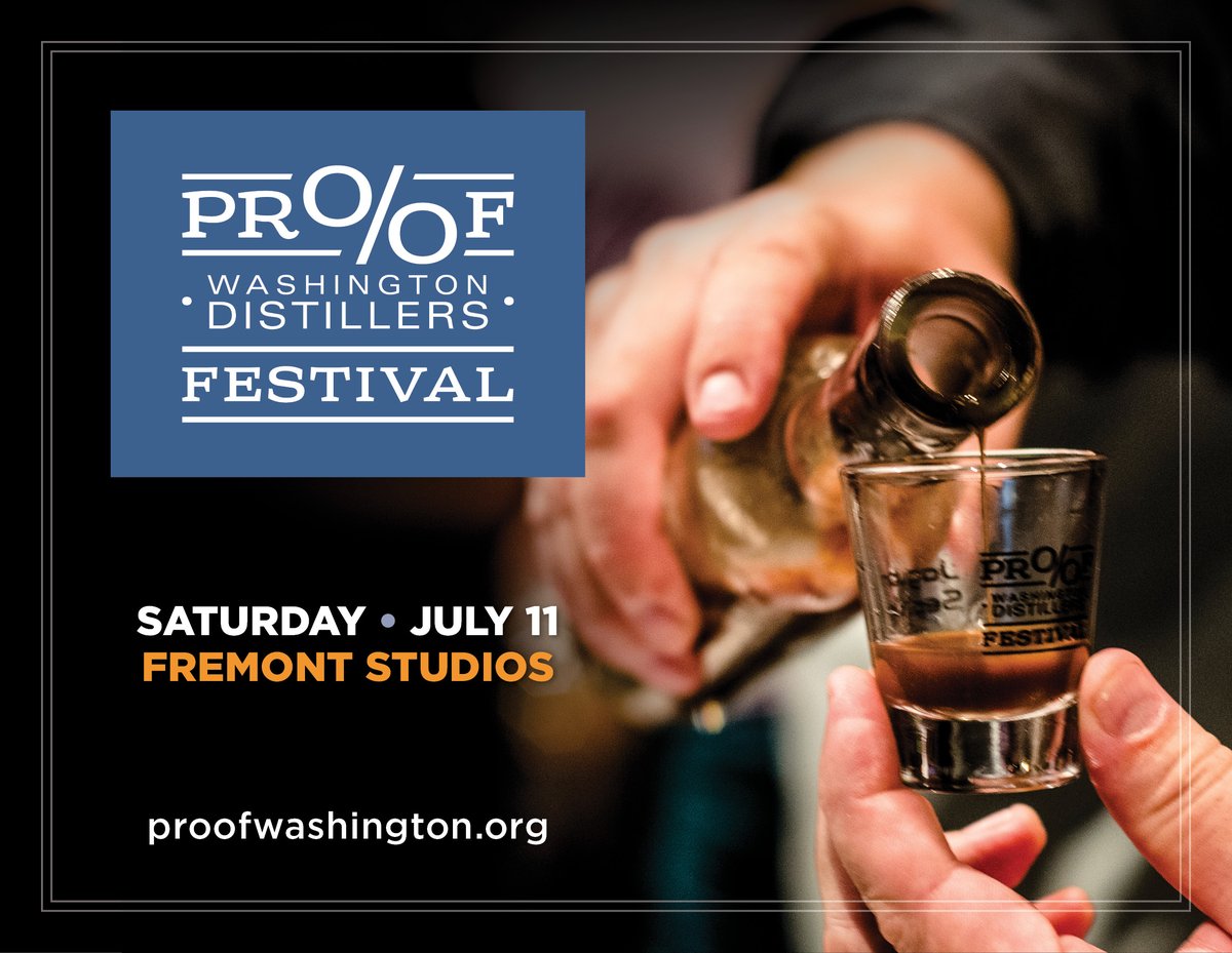 Gin, whiskey, vodka, bourbon, rum lovers … Discover new favorites from local craft distilleries and so much more at #PROOFWA this summer. Tickets on sale April 9.