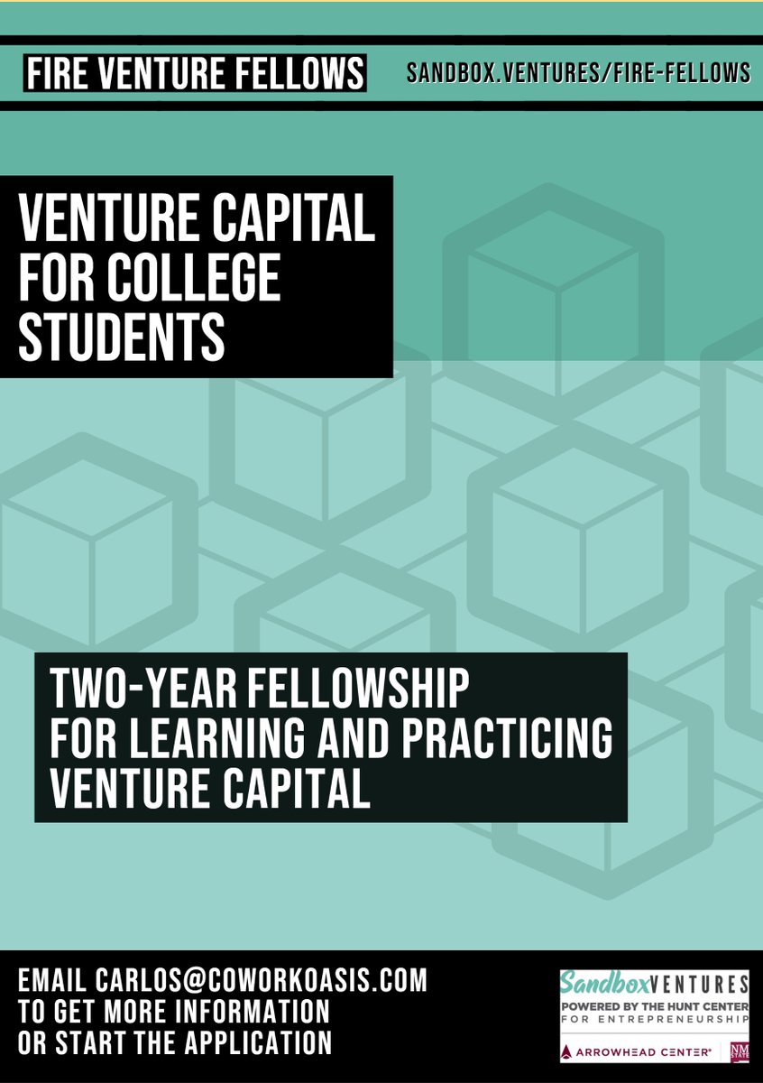 FIRE VENTURE FELLOWS
Venture Capital for college students!!
