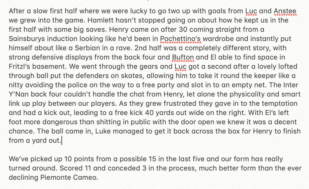 SDNFC's tweet photo. Match Report from today's 4-0 win over Inter Y'Nan who have to be the softest cunts in the campus league https://t.co/HhJTth2VIp
