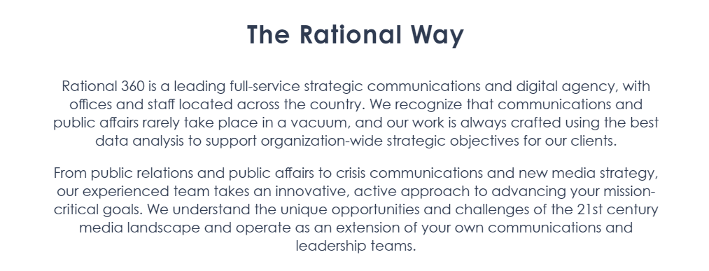 n_garlow's tweet photo. Take a moment to learn more about the work that @Rational360 does, the Rational way and the talented people I get to work with every day: https://t.co/IDe5Q3ppKX https://t.co/lUnBsE9QbS