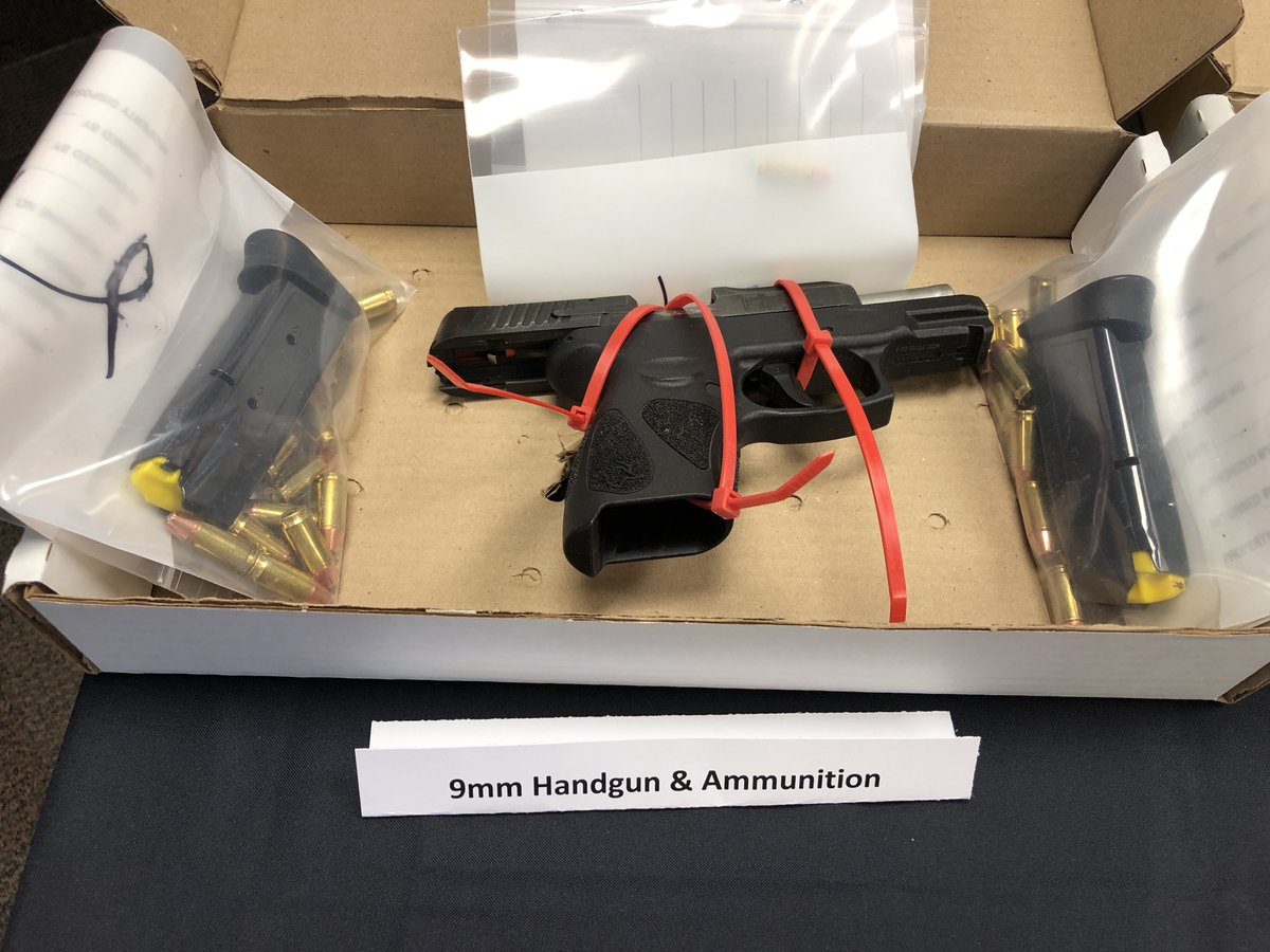SaultPolice's tweet photo. This morning officers arrested and charged two people with trafficking and weapon offences. Please read here for more details. https://t.co/02wrBeSpZo https://t.co/ahHXteYbWh