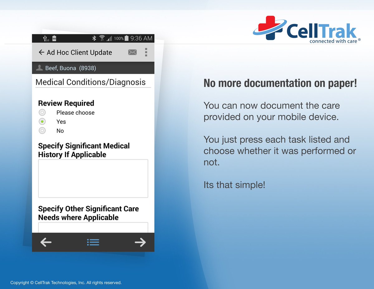 Simple documentation on your mobile device   #documentation #EVV #selfdirectedcare