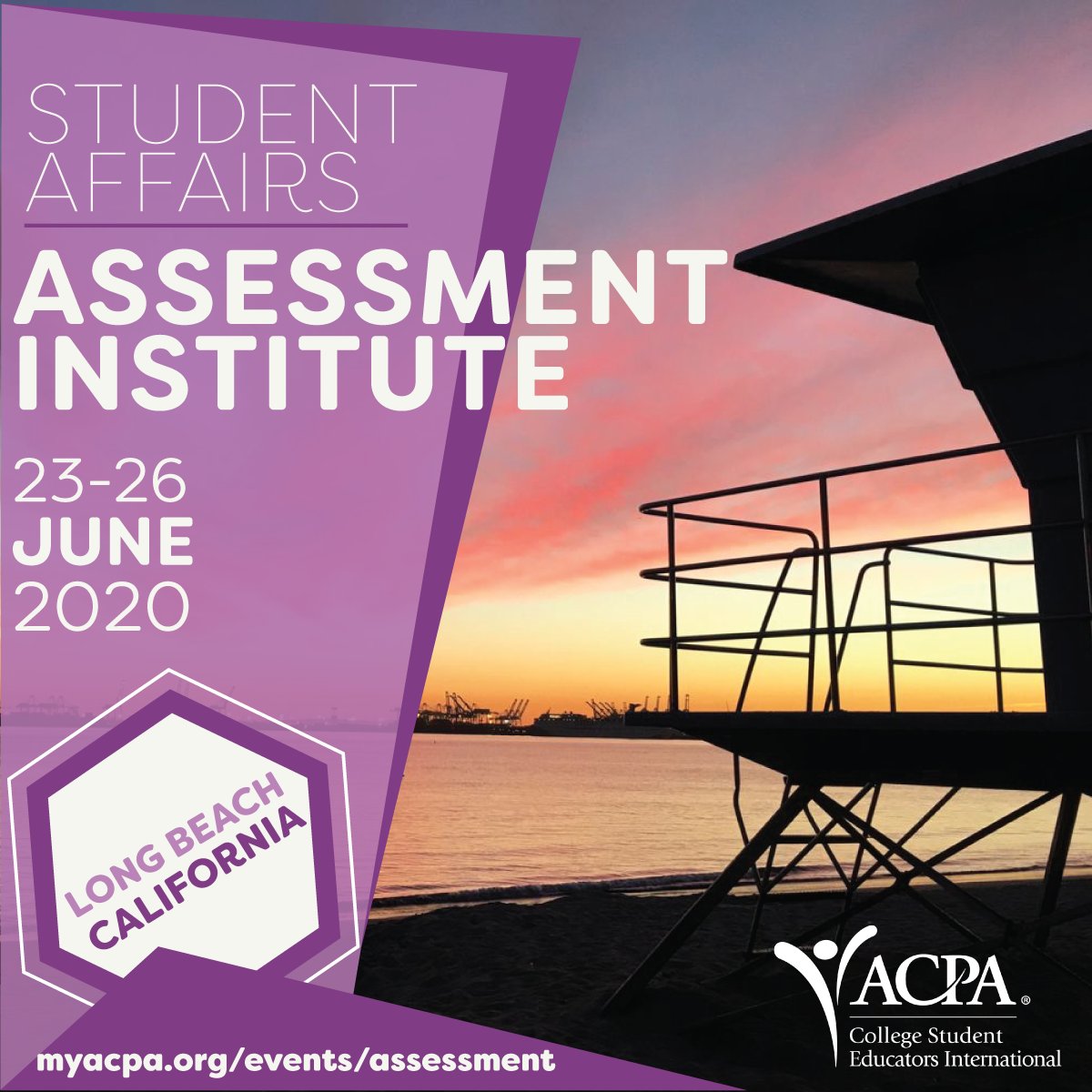 Registration is now open for this summer's Student Affairs Assessment Institute in Long Beach! Visit the website for more information: bit.ly/saai2020 #SAassess #SAchat