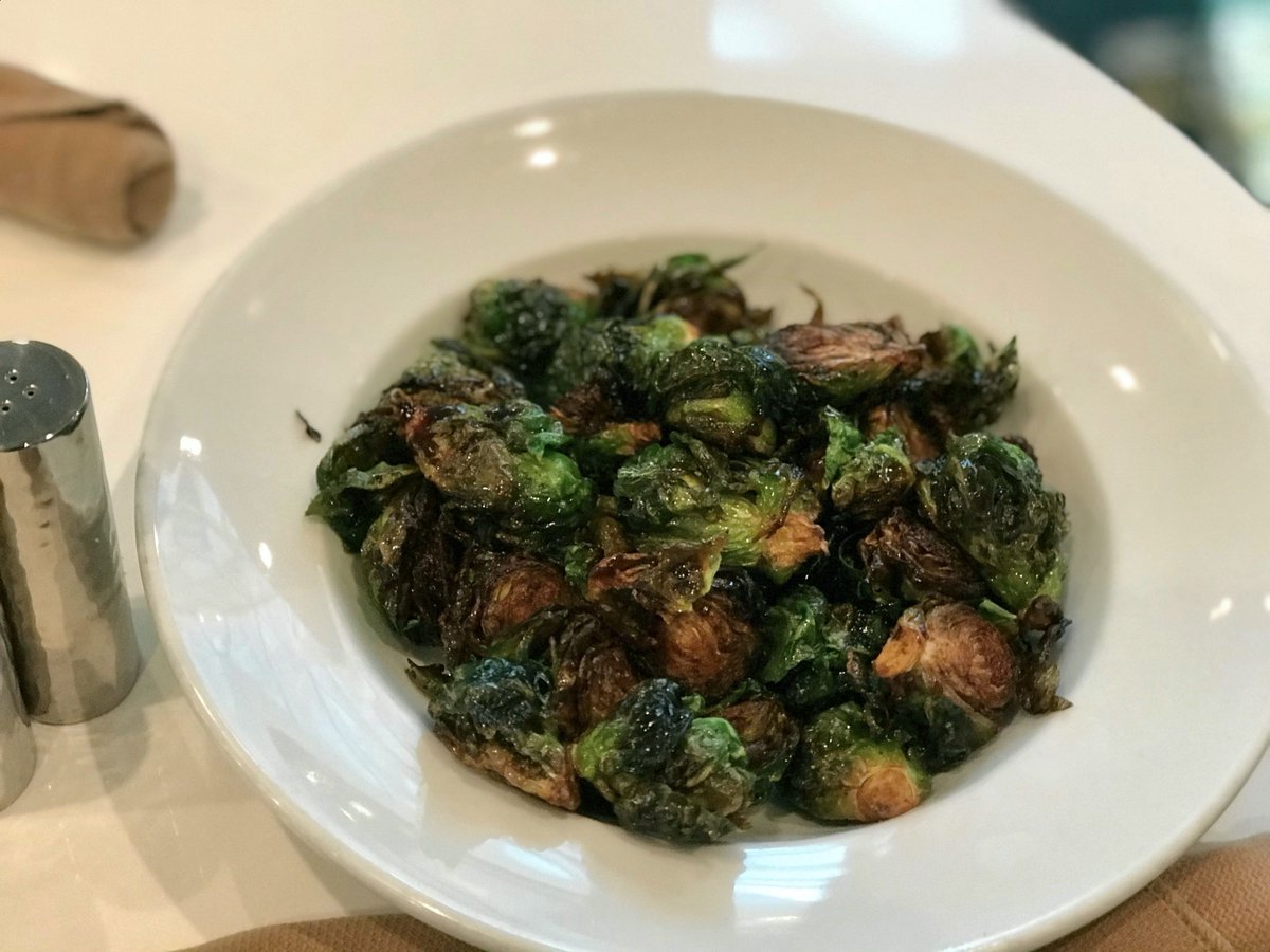 Where are our Brussels sprout lovers? We have just what you need for only $5 during our daily #happyhour, 4 - 6:30pm.