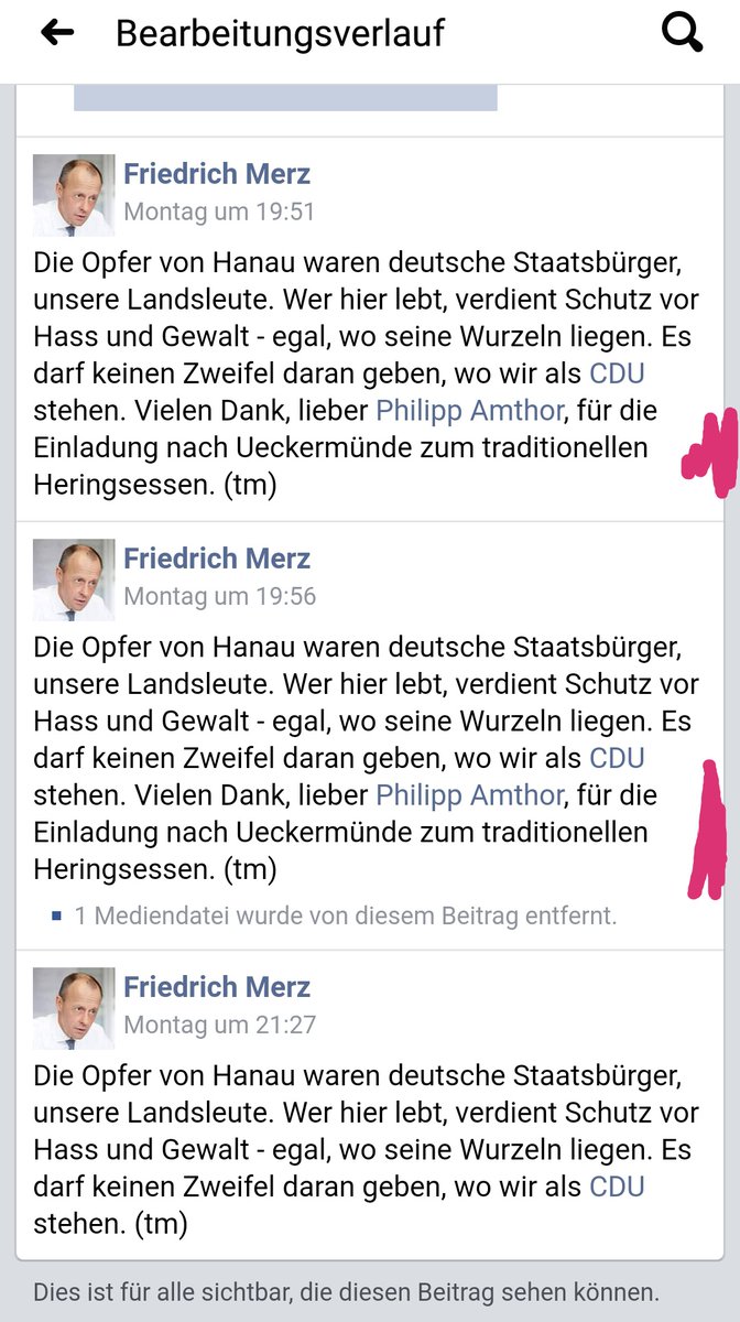Frigidalebt's tweet photo. #Wahnsinn Herr @_FriedrichMerz,
nach dem 3en Anlauf gerafft, das #Hanau und #Heering zwar den gleichen Anfangsbuchstaben haben, aber nicht in einen Text passen. Nicht nur peinlich, #UNMÖGLICH
@spdbt @CDU @Die_Gruenen @DiePARTEI @gew_bund @_verdi https://t.co/tILP3bSUuz