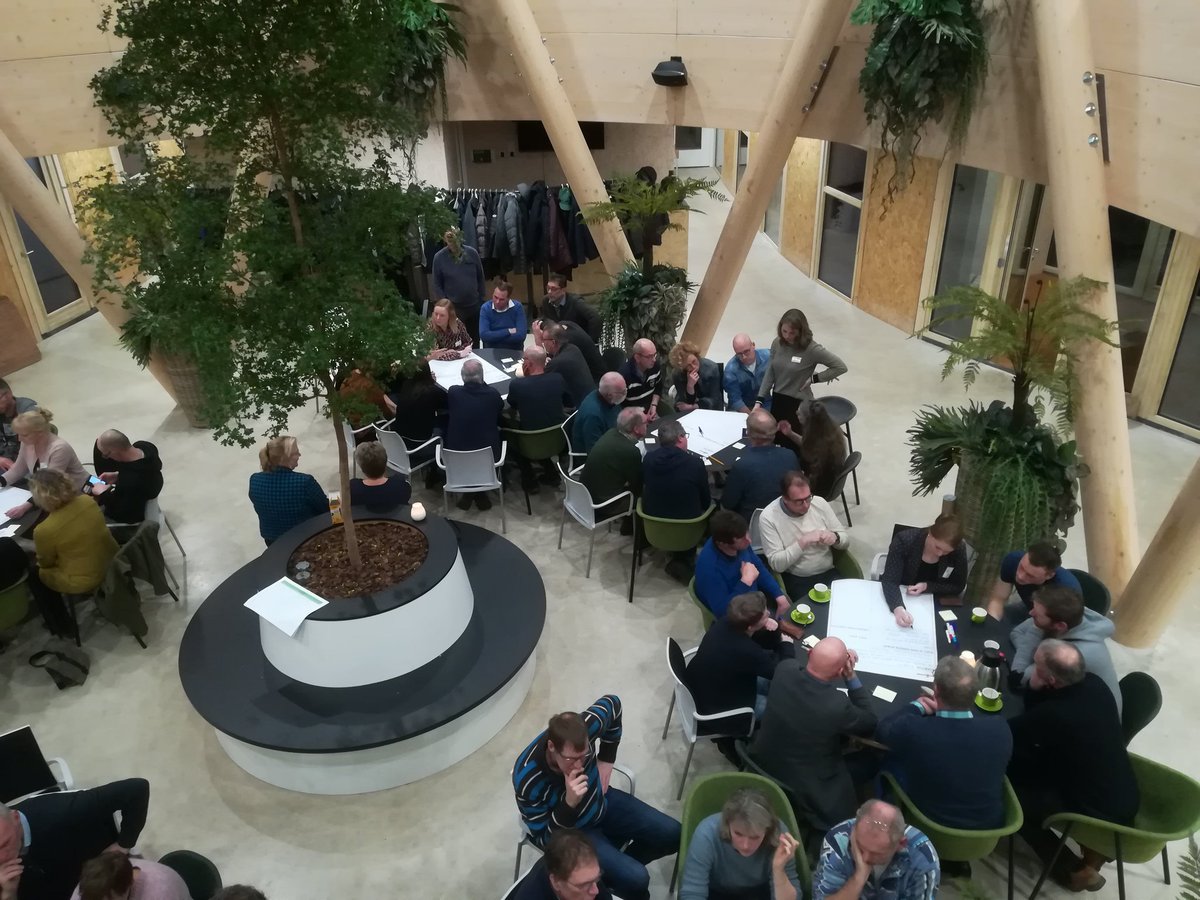 Participatieproces omgevingsvisie gestart. Prachtige opkomst en veel mooie bijdragen uit de gespreksgroepen!