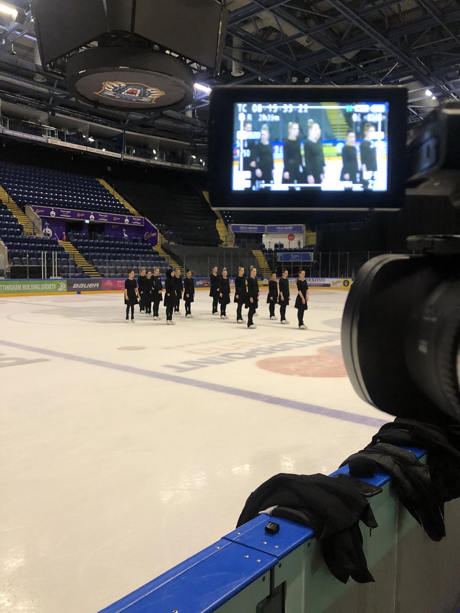 saskiahicking's tweet photo. Filming the Junior Synchronised ice skating team for @Notts_TV as they prepare for the World Championships which will be held here in Nottingham at the @Nat_Ice_Centre in a few weeks time! ⛸ https://t.co/N1Dm2z2yRs