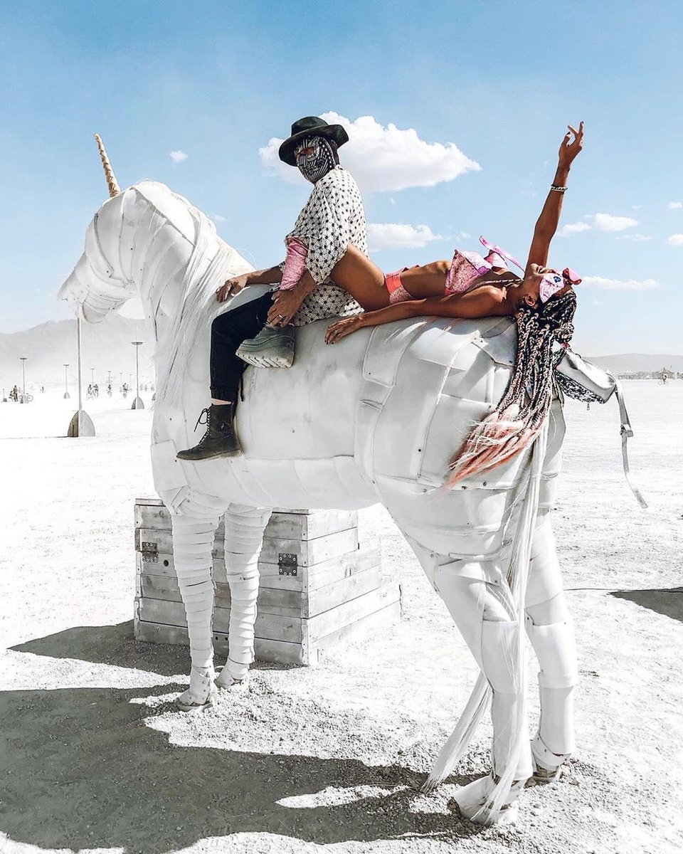 Unicorns from all over the world, unite!!! 🦄 #DISTRIKT #burningman2019 #burningman