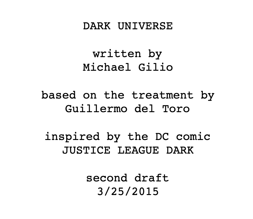zatannasbest's tweet photo. it's a real shame that we'll never see this movie come to fruition. i would have enjoyed seeing this version of the justice league dark characters come to life. https://t.co/yYn6Crjmgg