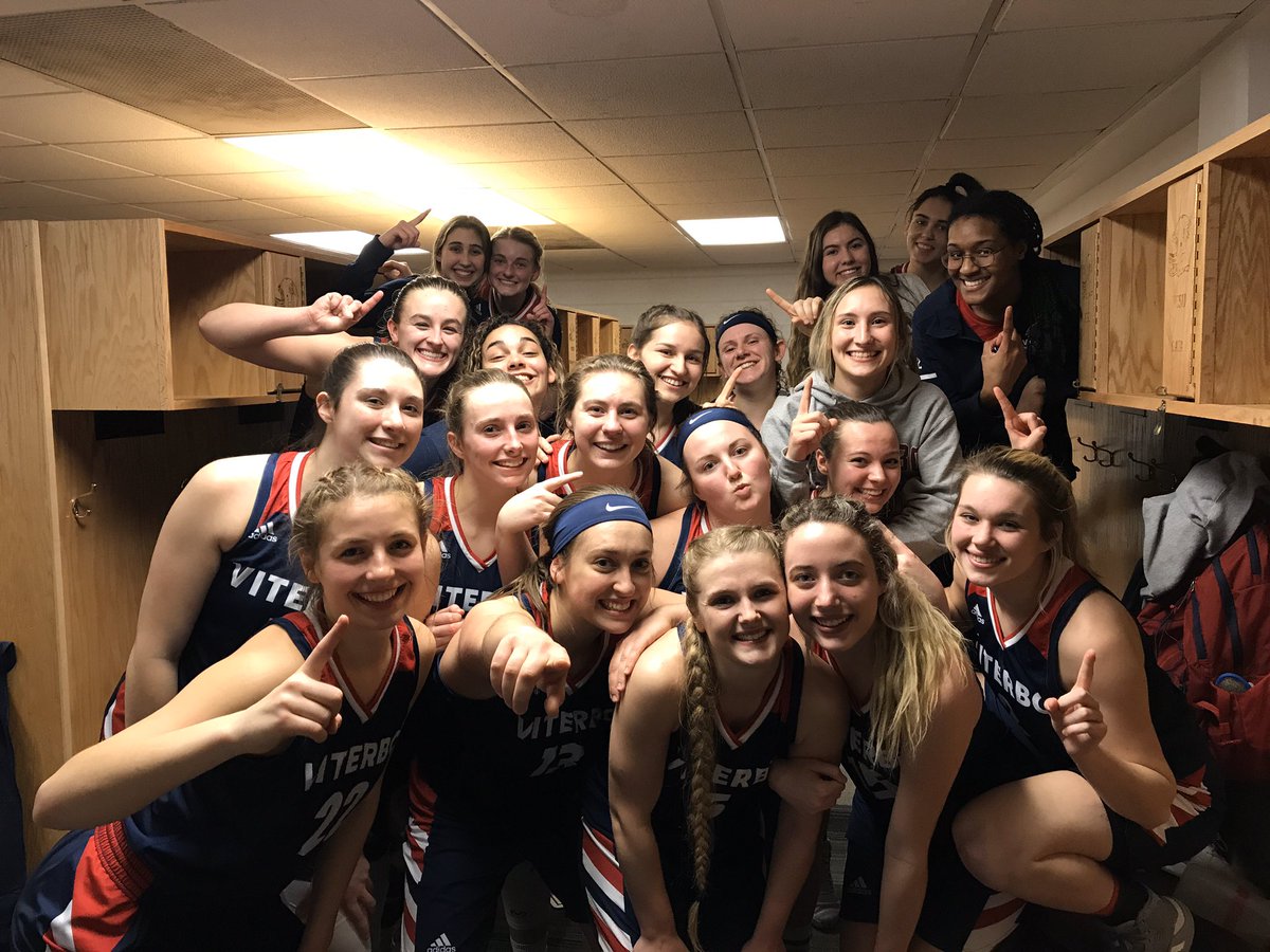 ViterboWBB's tweet photo. V-Hawks WIN‼️

Viterbo TAKES DOWN Valley City 85-66🔥

Viterbo advances to the NSAA Final Four for the FIRST TIME in school history🙌

Viterbo forced 29 TO’s and had 56 points in the paint

Five V-Hawks in double figures😈

Complete Team win‼️

#GoVHawks | #Continuingtobuild https://t.co/16eKO0wBBs