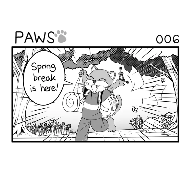 PAWS Issue 6~!
Since the UPJ college began Spring Semester sooner than most colleges, spring break for us will be arriving pretty soon!
But then there's the thing about our road conditions... 