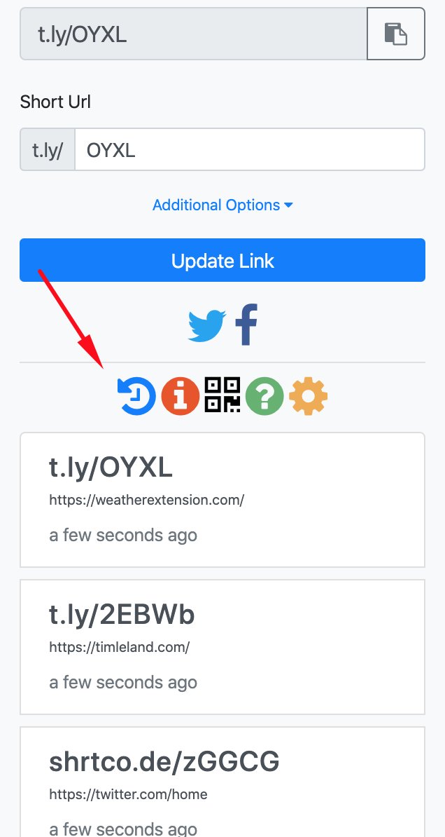 Url Shortener Link History Tim Leland