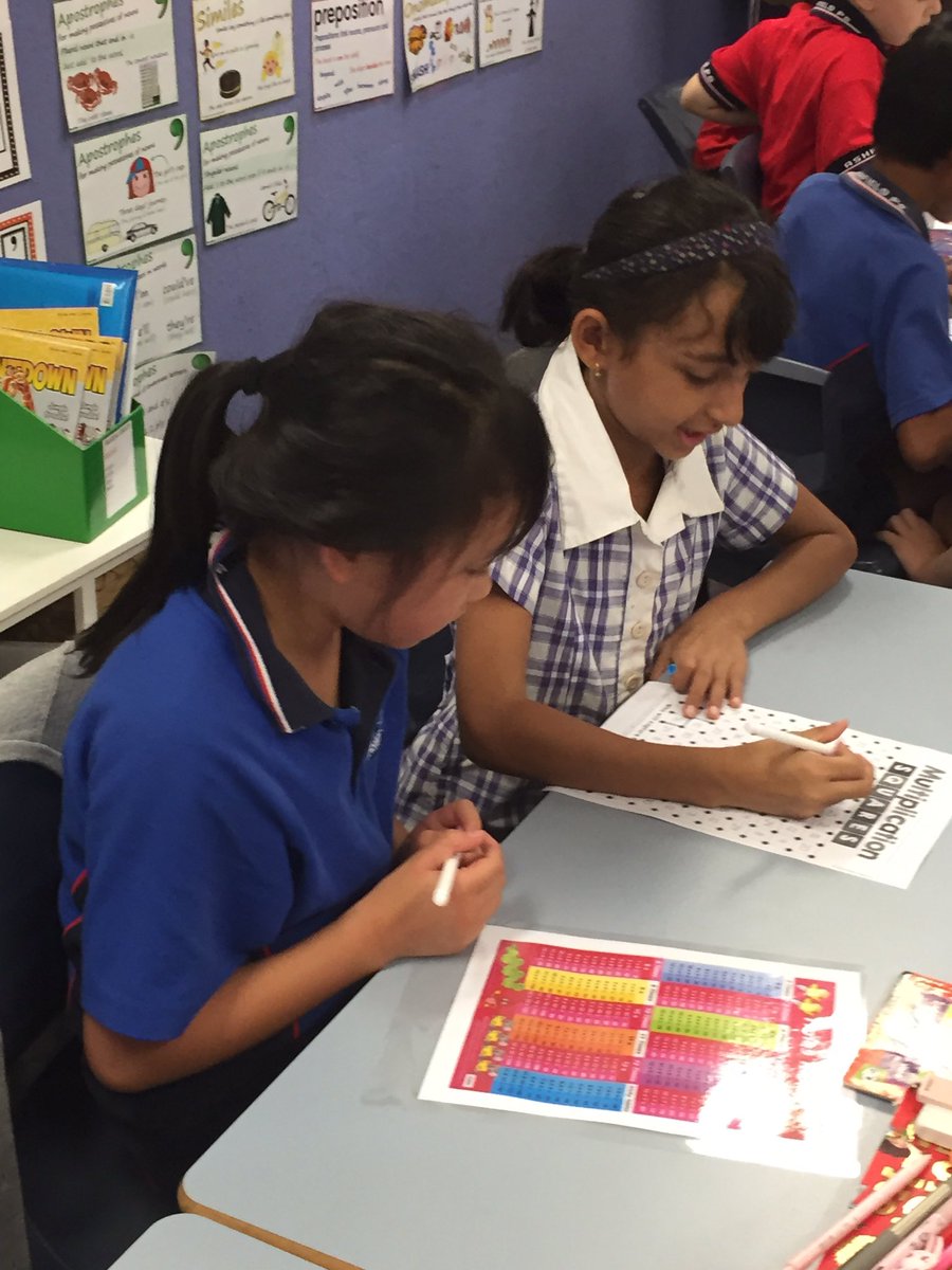 AshfieldKH's tweet photo. A great way to learn multiplication facts. https://t.co/lBDvnwavwB