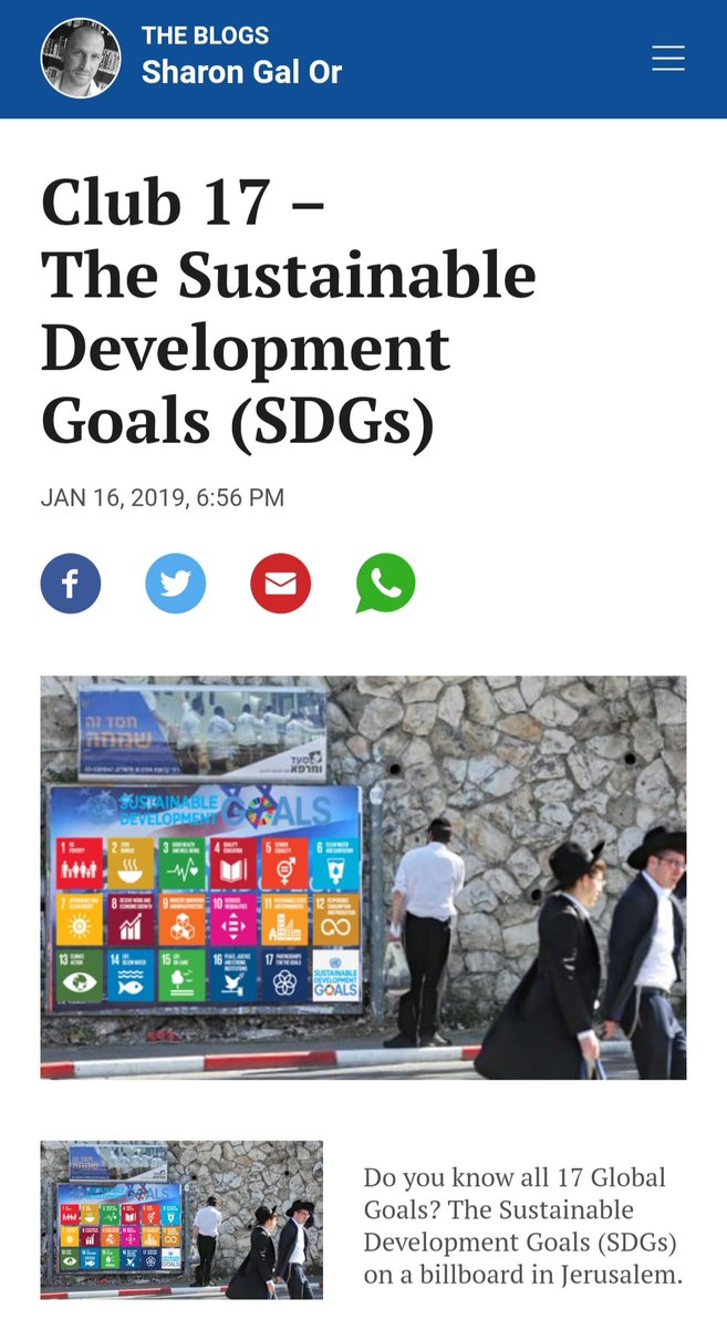 187) Here we see how the Sustainable Development agenda has worked its way into Judaism.