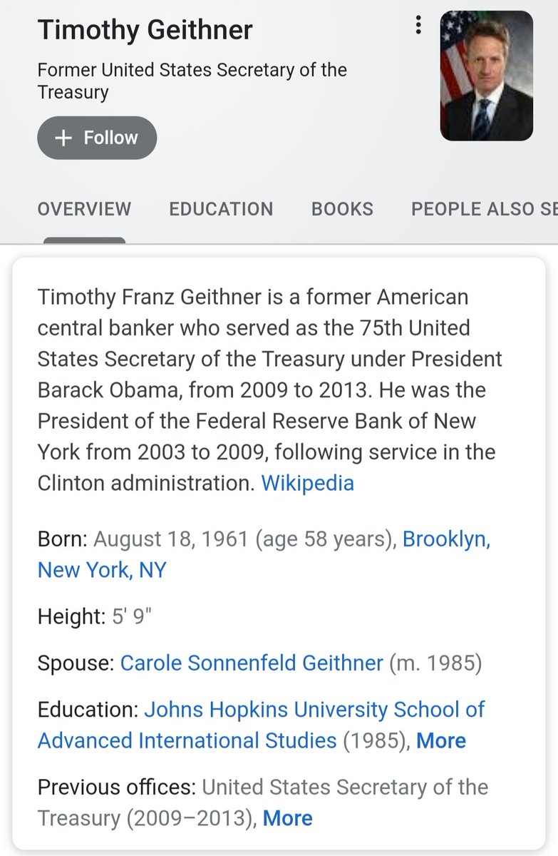 200) The International Rescue Committee is run by some very interesting people, like former Federal Reserve President and Treasury Secretary Timothy Geithner.