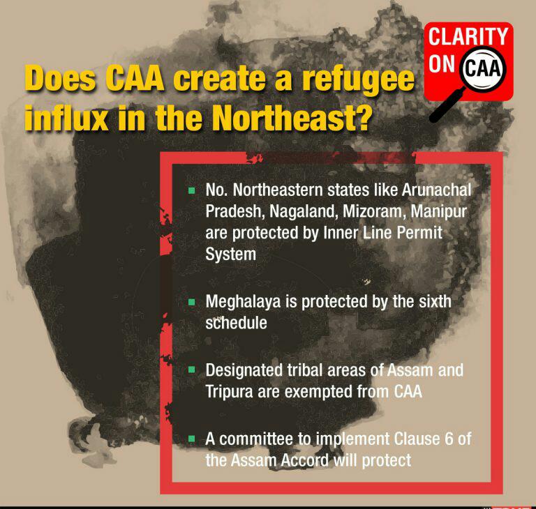 YssSpeaks's tweet photo. Myth : CAA will violate provisions of Article 371

Fact : No provision of Article 371 would be violated by this bill. The linguistic, cultural and social identity of the people of the north-east would be preserved.

#IAmIndianISupportCAA https://t.co/jfuyBkxaVB