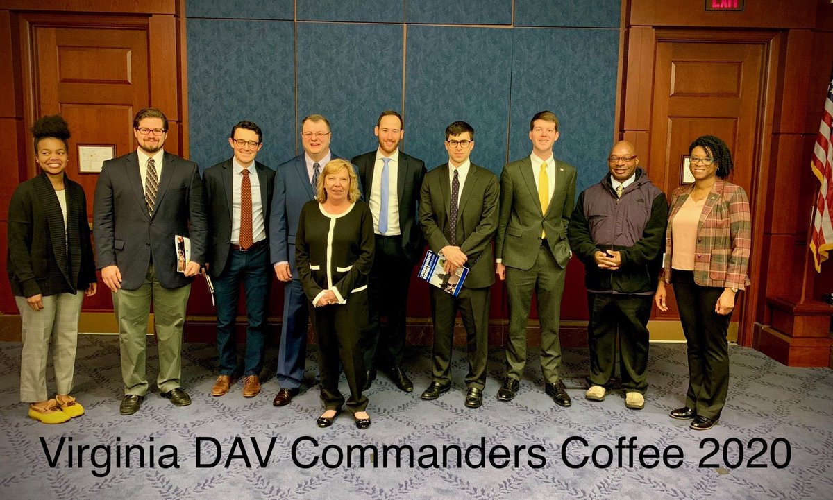 Great Turn Out today at the DAV Department of Virginia Commanders Coffee with Congress.  Thank you to everyone who attended.  Lisa Gregory at VA DAV Commanders Coffee 2020