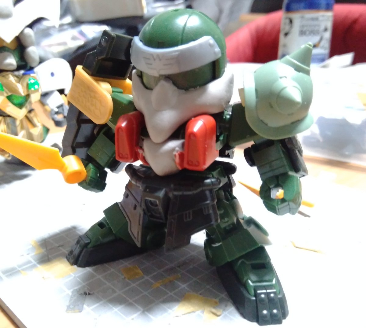 まこ太 ザクスピードやないすか メッチャ楽しみですしアキトしゃんがザクスピードモチーフの武者を作られるって事は ガンダムgt Fourモチーフの武者をどなたか製作されるのかな って思っちゃいますね 完成楽しみです