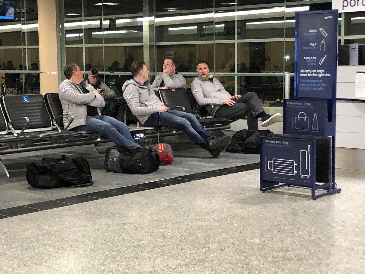 Five delays and three gate changes but there’s still hope to make tonight’s flight.  #brier220