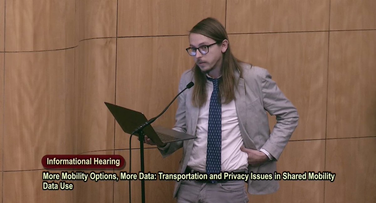 SharedStreets (@sharedstreetsio) on Twitter photo Yesterday at a California Senate hearing <a href="/morganherlocker/">Morgan Herlocker</a> joined others in voicing the need to protect individual privacy while getting cities the information they need to manage mobility. Read more here: bit.ly/2I0FnQB Yesterday at a California Senate hearing <a href="/morganherlocker/">Morgan Herlocker</a> joined others in voicing the need to protect individual privacy while getting cities the information they need to manage mobility. Read more here: bit.ly/2I0FnQB